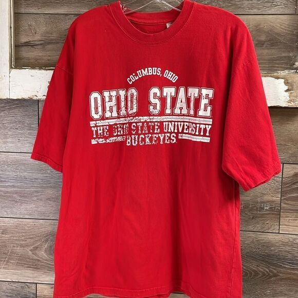 Next Ohio State University Buckeys Tshirt, Size XL, Red and White - Picture 2 of 5